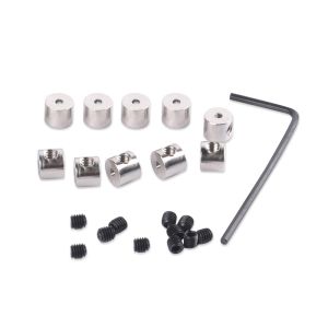 10pcs Pin Locking Backs Pin Locks Backs Locking Pinbacking Pinback Clasp with Wrench for Insignia Name Tag Landyards Badge