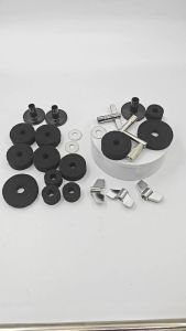 23pcs Drum Kit fell cymbal wing nut washer cymbal sleeve kunci drum/23 pcs drum kit