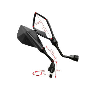 10mm Universal Motorcycle Side Mirror Prismatic Light Popular Colorful for Scooter Motocross