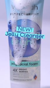 Wardah Perfect Bright Cooling Bright Jelly Facial Foam/Glow Boost Technology (100ml)