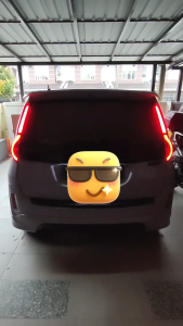 V5 NEW MODEL PERODUA ALZA 2012-2022 TAIL LAMP BRAKE LIGHT BAR RUNNING LED RED SMOKE ALBINO