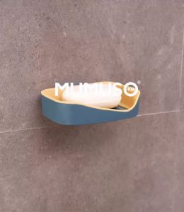 ชั้นใส่สบู่ที่วางสบู่ กาวเหนียวแน่น ติดผนังในห้องน้ำ