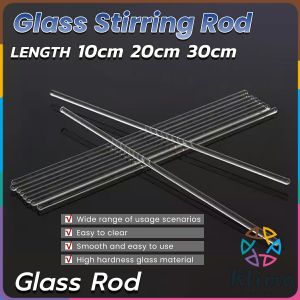 KLIMO Glass Stirring Rod Laboratory tools 10cm 20cm 30cm for Science Lab Kitchen Science Education