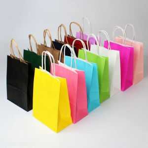 10pcs Paper Bag Birthday Loot Gift Handbag Tote Packing Storage