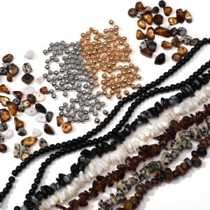 5-8mm Natural Crushed tone Mix Beads For Handmade Bracelet Necklace Earring Keychain DIY Craft Jewelry Making Accessories