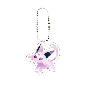 Bandai | Anime PKM Hoạt Hình Leafeon Sylveon Espeon Umbreon Glaceon Q Phiên Bản Acrylic Móc Khóa Mặt Dây Chuyền Dễ Thương ACG Người Bạn Đồ Trang Trí Cho Mọi Lứa Tuổi