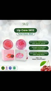 Lip Care SR12 Lip Balm Pelembab Bibir Pencerah Warna Bibir Alami Solusi Bibir Kering & Hitam BPOM