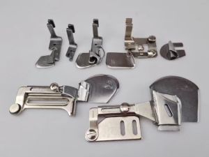 ตีนผีจักรอุตสาหกรรมเข็มเดี่ยว บรรจุภัณฑ์ชายมีแบบพับชาย พับชายผ้า ทั่วไป มีหนามาก ตีนผีม้วนชาย ซองพับชายผ้า