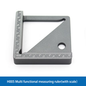 Height Gauge Depth Aluminum Alloy DIY Woodworking Tablesaw Height Measurement Tool