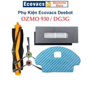 Phụ Kiện Robot Ecovacs Deebot Ozmo930 / DG3G Khăn Lau | Chổi Lăn Chính | Chổi Cuộn | Đôi Chổi Cạnh | Bộ Lọc Hepa///