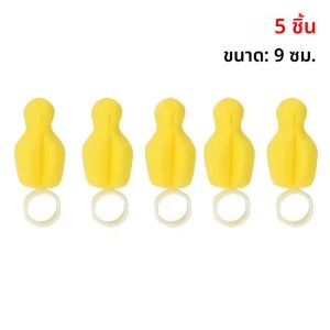 10/1PC ฟองน้ําแปรงทําความสะอาดจุกนมขวดซักผ้าเครื่องมือ 360 °   แปรงทําความสะอาดแบบหมุนได้ Baby Pacifier แปรงทําความสะอาดหัวนม