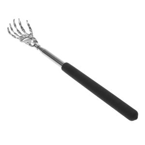 Stainless Steel Telescopic Back Scratcher Extendable Hand Skin Scratching Tool Comfort Handmade Hackle Crafts for Daily Use