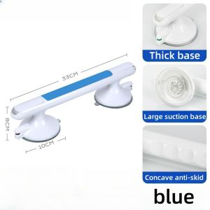 1PcBathroom Handrail to Prevent Falls Suction Cup Bathroom Tub Children Free Punch Handle Glass Doors And Windows Elderly Handle
