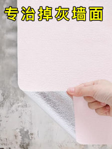 Nhà Trống Trang Trí Tường Bằng Giấy Bạc Hà Chống Thấm Nước Chống Ẩm Tự Dính Phòng Khách Tấm Lót Tường Đơn Giản Hiện Đại Fixsheet