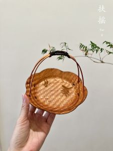 Exploring Handmade Bamboo Woven Paint Satchels & Sunflower Fruit Baskets