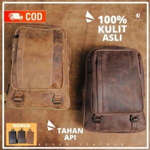 Tas Selempang Kulit Pria Tas Kulit Pria Tas Waistbag Pria Cowok Terbaru Kekinian Tas Slempang Kulit Pria Tas Dada Pria Kulit Pria Reven Ammar Bag Crazy Horse Premium