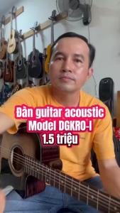 Đàn guitar acoustic DGKRO-I & DT70 tặng 8 phụ kiện phù hợp với học sinh sinh viên