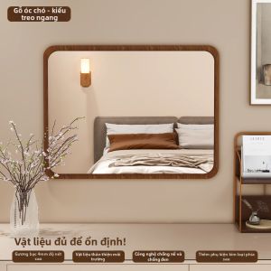 YINGBAOHONG | Gương Treo Tường Gỗ Toàn Thân