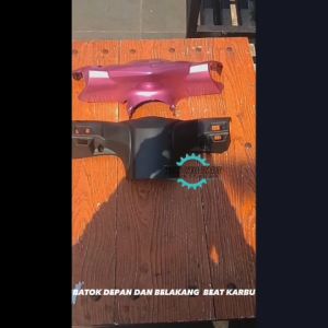 Batok Kepala Depan Belakang Motor Honda Beat Karbu Warna Pink