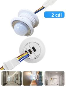 Công Tắc Đèn Cảm Biến Chuyển Động 220V 110V Cảm Biến Hiện Diện Tự Động Pir Với Khả Năng Điều Chỉnh Độ Trễ Thời Gian Để Điều Khiển Đèn Phát Hiện Chuyển Động