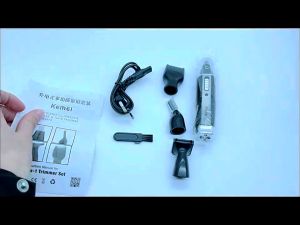 Kemei KM-6630 Nose Ear Hair Trimmer 4 In 1 Rechargeable Electric Shaver Professional Beard Razor Personal Care Tools