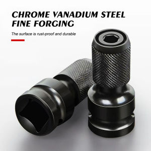 Quick Release 1/2-Inch Square Drive to 1/4-Inch Hex Female Socket Adapter Converter Chuck Adaptor for Impact and Ratchet Wrench