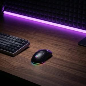 Onikuma | ONIKUMA CW935 Wireless Gaming Mouse Tri Mode 1000Hz Polling RGB 12800 DPI Rechargeable Type C Ergonomic for PC Esports Gamer