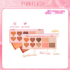 PINKFLASH PinkDessert Pink Dessert 10 shades eyeshadow palette High pigment Fine and smooth powder Beauty Cruelty-Free