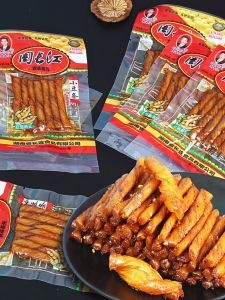 Zhou Changjiang Spicy Little Bean Strips Snack Satisfying Craving Tasty Treat from Childhood Memory Dried Vegetable Products