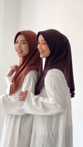 Fahima – Kanaya Khimar Size M (Bergo Instant Jersey Simple Pad)