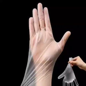 100pcs Disposable Food Grade TPE Gloves for Kitchen