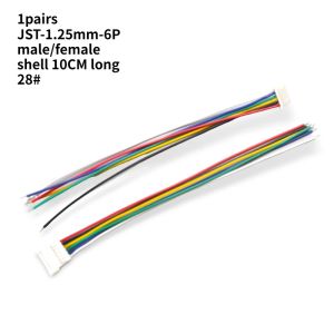 Durable Type 1Pairs Micro JST GH 1.25mm 2P 3P 4P 5P 6PIN Pitch 1.25mm Male Plug Connector With Wire Cables 100mm Connector 28AWG