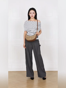 Original genuine Cross Body & Shoulder Bags ladies fabric with leather shoulder -shoulder handbag bag CO997 size: 26*8*11cm