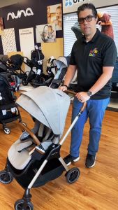 Xe đẩy 2 chiều gấp gọn cao cấp cho bé NUNA TRIV NEXT dùng cho bé từ sơ sinh