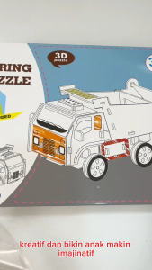 Mainan Anak COLORING 3D PUZZLE 33&34PCS Edukasi Mengambar 3D Puzzle Mainan Anak Perempuan - Mainan Anak Laki Laki