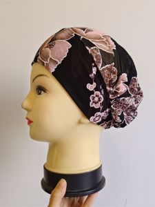 หมวกผ้าไหมบางฤดูร้อนสำหรับผู้หญิง หมวกผ้าไหมบางฤดูใบไม้ผลิและฤดูใบไม้ร่วง หมวกผ้าไหมปิดหัวระบายอากาศได้ดี หมวกป้องกันลมและฝุ่น