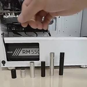 Giá Đỡ GPU Bằng Nhôm Cho Vỏ Máy Tính ITX Chống Cong Hỗ Trợ Card Đồ Họa Từ Tính Màu Đen Toàn Bộ Bằng Nhôm Kim Loại