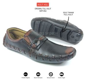 sepatu pria full kulit sapi sole tanam full kulit sepatu kasual formal kulit