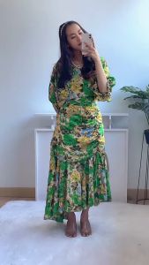 [Basica Moda] 13250 Setelan Atasan Rok Wanita 2 in 1 Giovanna Asimetris Crepe Import