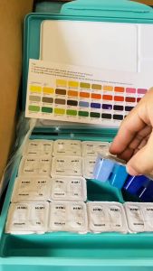 Màu Gouache HiMi dạng thạch bộ 18/24/36/48 màu