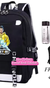 Tas Ransel Anak Sekolah Sd Smp Fashion 4in1 FF RF 0172 Ransel Cowo Paket Murah