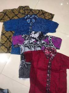 Hem batik anak laki2baju batik anak laki2 2-8 taun