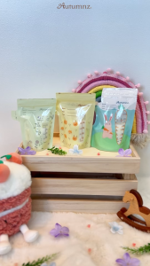 5 Boxes Autumnz Breast milk Breastmilk storage bags *BPA Free *Double Ziplock *Thermal sensor Milk bags (28pcs/Box)