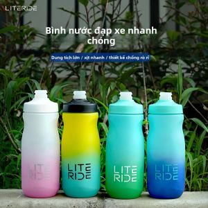 Bình Nước Xe Đạp Đường Trường LITERIDE MTB 610ml/710ml Bình Nhựa Đi Xe Đạp Di Động Dung Tích Lớn Cho Thể Thao Ngoài Trời