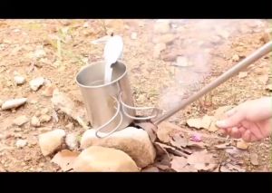 Ống thổi lửa dã ngoại xếp gọn dụng cụ thổi lửa nấu nướng