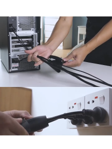 Pelindung Kabel Spiral Cable Organizer 10mm 28mm Cocok Untuk Tata Kabel Rumah Kantor