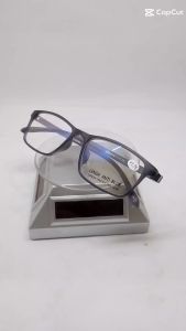 TERLARIS Kaca Mata Plus Baca Anti Radiasi Pria Wanita Optik Asli Frame Kotak Lentur