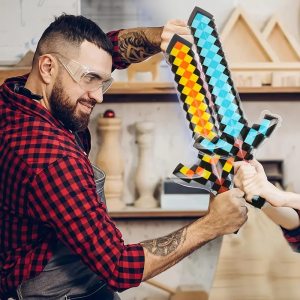 6 Large Inflatable Swords Suitable for Halloween Carnival Role-Playing Birthday Party Scenes/Christmas Inflatable Party Supplies Inflatable Outdoor Holiday Decorations