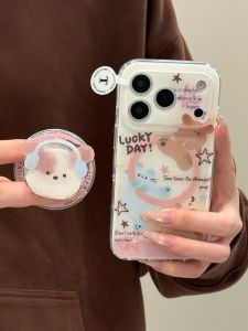 CANYU | Cute Cat Cartoon Protective iPhone Case Magnetic Shockproof Dual Layer with Stand