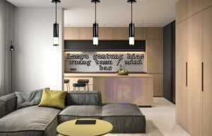 Lampu gantung dapur mini bar minimalis